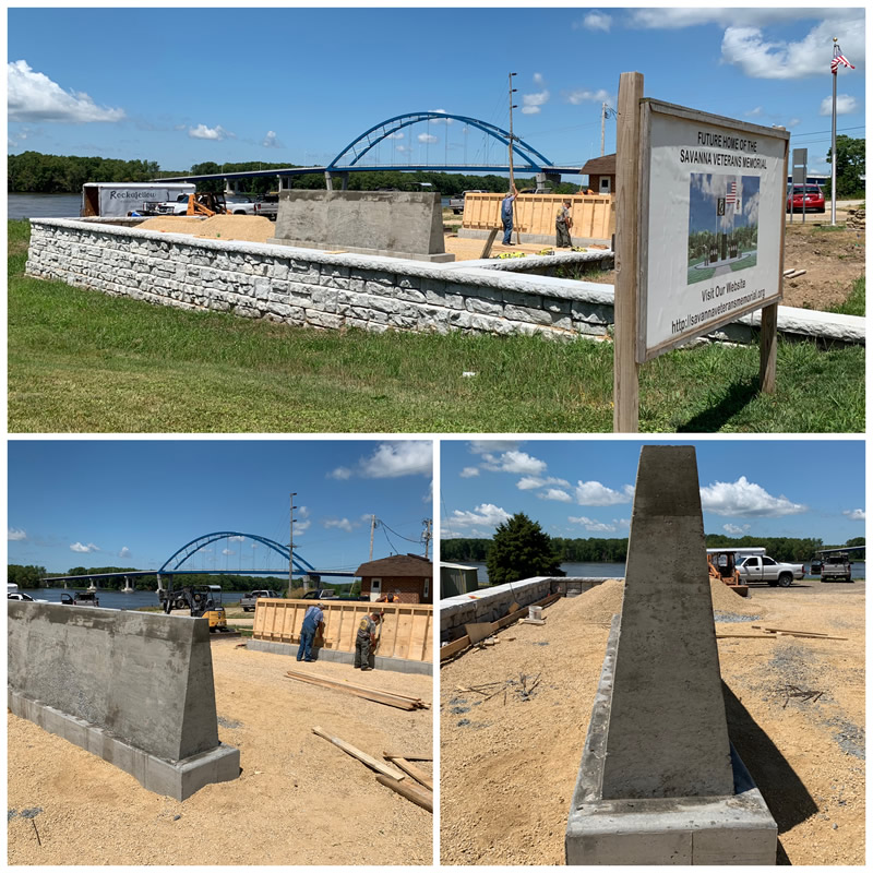 Paver walls actually looking like paver walls.